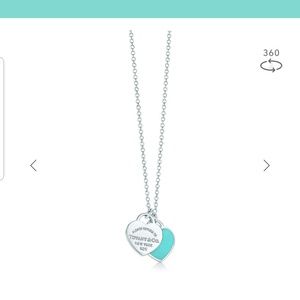 TIFFANY & CO heart pendant necklace